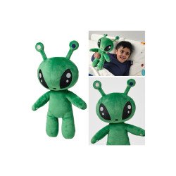 Aftonsparv Yeşil Uzaylı Peluş Oyuncak,34 Cm,Alien Yumuşak