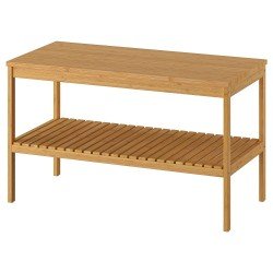 IKEA RAGRUND bank, bambu, 77x37 cm Kentsoylu