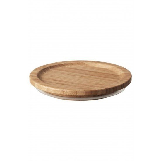 Saklama Kabı Kapağı, Bambu   Yuvarlak Bambu Kapak 14 Cm