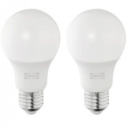 IKEA Solhetta Sıcak Beyaz 2700 Kelvin 470 lm LED Ampul E2 2li