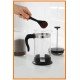 Upphetta French Press Cam Demlik 1 lt 22 cm Paslanmaz Çelik